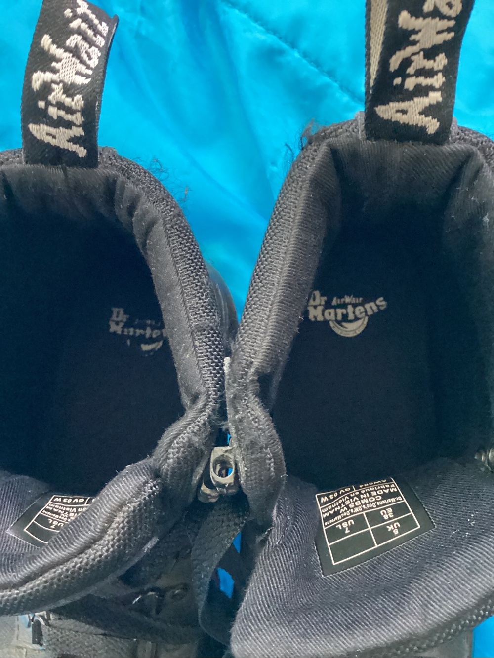 Dr martens Women's Black Lace-Up Combat Boots - Picture 8 of 8